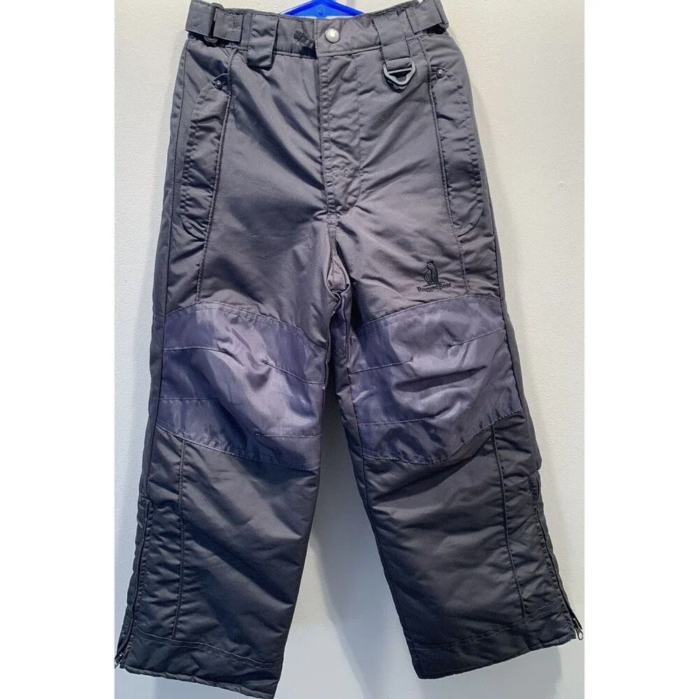Water Proof Snow Ski Pants Rugged Bear Size 6/6X Kids Youth Polyester NWOT Grey